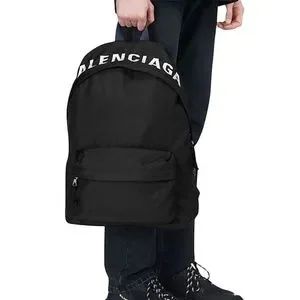 Balenciaga | Bags | Balenciaga Wheel Logo Backpack | Poshmark